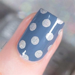 100 Quiet Gray, Stamping Neglelak, Colour Alike (u)